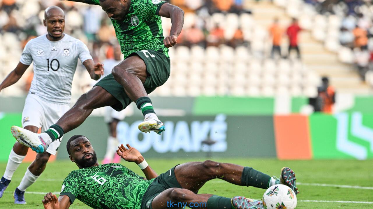 Back to Nigeria's match against South Africa in the semi-finals of the African Cup of Nations