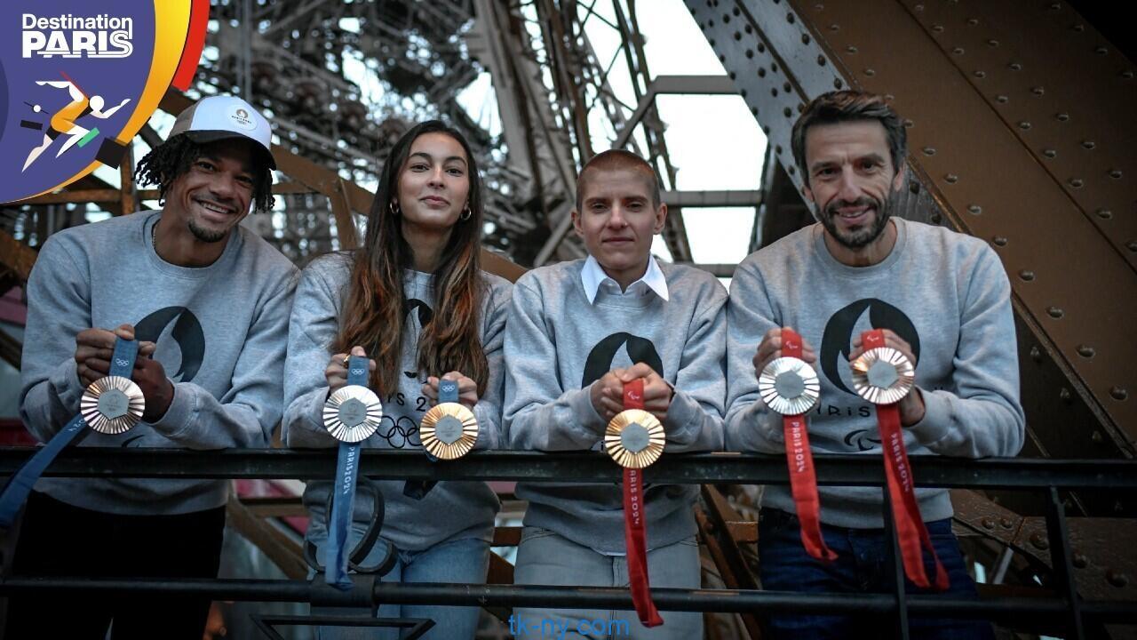 Winning athletes at the Paris Olympics will receive medals containing a 'piece of the Eiffel Tower'